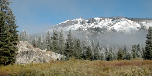 Forest and mountains near Lake Tahoe