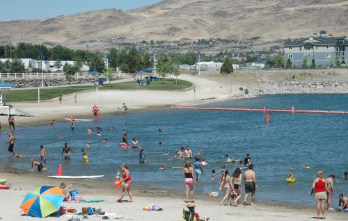 Sparks Marina Park swimming area, Sparks, Nevada