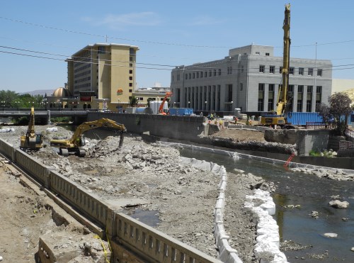 Virginia Street Bridge demolition, Reno, Nevada