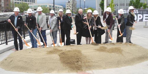 New Virginia Street Bridge groundbreaking ceremony, Reno, Nevada